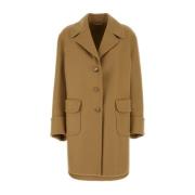 Stijlvolle Kamelenwolblendjas Ermanno Scervino , Brown , Dames