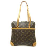 Pre-owned Canvas handbags Louis Vuitton Vintage , Brown , Dames