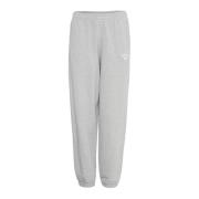 Relaxed Fit Sweatpants Medium Grey Melange Ball , Gray , Dames