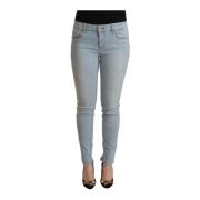 Mid Waist Skinny Denim in lichtblauw Liu Jo , Blue , Dames