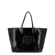 Zwarte Tote Tas Emma Stijl Anine Bing , Black , Dames