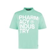 Elegant Logo T-Shirt Groen Pharmacy Industry , Green , Heren