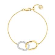 Capizzi Due Armband met Witte Zirkonia Sif Jakobs Jewellery , Multicol...