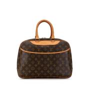 Pre-owned Canvas handbags Louis Vuitton Vintage , Brown , Dames