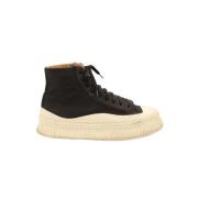 Pre-owned Canvas sneakers Jil Sander Pre-owned , Black , Heren