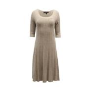 Pre-owned Cashmere dresses Ralph Lauren Pre-owned , Beige , Dames