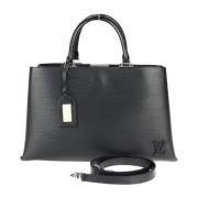 Pre-owned Leather handbags Louis Vuitton Vintage , Black , Dames