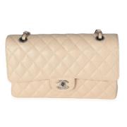 Pre-owned Leather chanel-bags Chanel Vintage , Beige , Dames