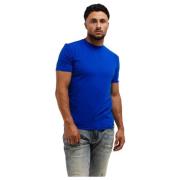 Blauw Ronde Hals T-Shirt Heren Dsquared2 , Blue , Heren