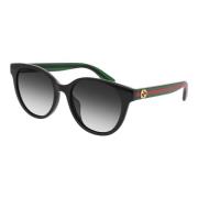 Zwart/Grijs Getinte Zonnebril Gucci , Black , Dames