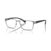 Matte Ruthenium Brillenmontuur Emporio Armani , Gray , Unisex