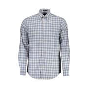 Blauw Langarmshirt Gant , Multicolor , Heren