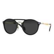 Zwart/Grijs Zonnebril Persol , Black , Unisex