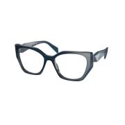 Blauwe Zonnebril Model 08Q1O1 Prada , Blue , Unisex