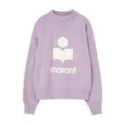 Paarse Bedrukte Trui Isabel Marant , Purple , Dames