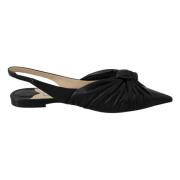 Elegante Leren Flats Annabell Model Jimmy Choo , Black , Dames