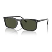 Klassieke Rechthoekige Zonnebril Rb4435 Ray-Ban , Black , Unisex