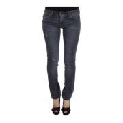 Green Diamond Blue Wash Slim Fit Jeans Roberto Cavalli , Blue , Dames