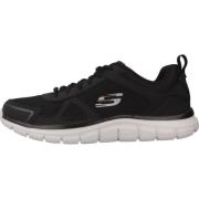 Stijlvolle Track Scloric Herensneakers Skechers , Black , Heren