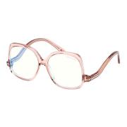 Transparant Lichtroze Brillenmontuur Tom Ford , Pink , Unisex