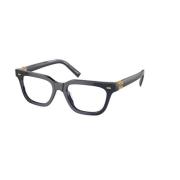 Blauwe Zonnebril Model 07Xv 08Q1O1 Miu Miu , Blue , Unisex