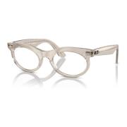 Ovale Wayfarer Brillenmonturen Ray-Ban , Beige , Unisex