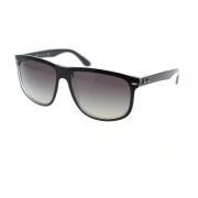 Vierkante Oversized Zonnebril Boyfriend Stijl Ray-Ban , Black , Unisex