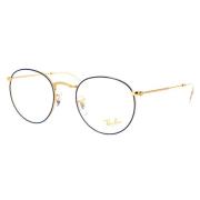 Retro Ronde Metalen Bril Ray-Ban , Yellow , Unisex