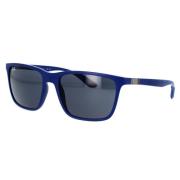 Stijlvolle zonnebril Blauw Mat Grijs Ray-Ban , Blue , Unisex