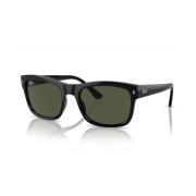 Rechthoekige zonnebril groen donker unisex Ray-Ban , Black , Unisex