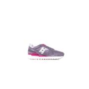 Zilveren Sneakers Logo Voor Nylon Rubber Saucony , Gray , Dames