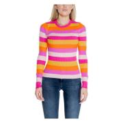 Gebreide Trui Herfst/Winter Collectie Only , Multicolor , Dames