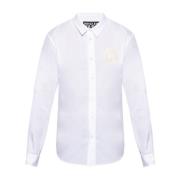 Shirt met logo Versace Jeans Couture , White , Heren