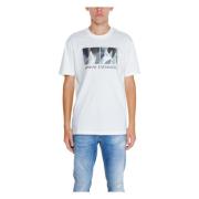 Heren T-shirt Polo Herfst/Winter Collectie Armani Exchange , White , H...