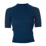 Slim Fit Gebreide Top Siljiaa Armedangels , Blue , Dames