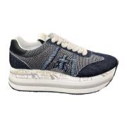 Beth Sneaker Denim Blauw Premiata , Blue , Dames