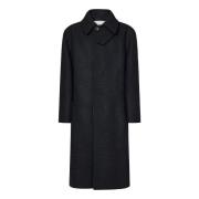 Oversized Wool Coat Grey Aw24 Jil Sander , Gray , Heren