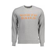 Stijlvol Grijs Bedrukt Sweatshirt North Sails , Gray , Heren