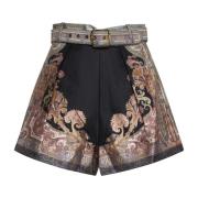 Stijlvolle Shorts voor Vrouwen Zimmermann , Black , Dames