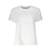 Chique Ronde Hals T-shirt van Biologisch Katoen Patrizia Pepe , White ...