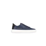 Blauwe Londen Man Sneakers Alexander Smith , Blue , Heren