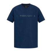 T-shirt met Emersen-logo Canada Goose , Blue , Heren