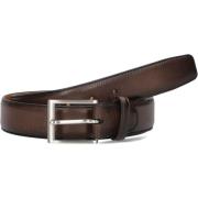 Bruin Leren Heren Riem 1078 Magnanni , Brown , Heren