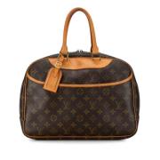 Pre-owned Canvas handbags Louis Vuitton Vintage , Brown , Dames