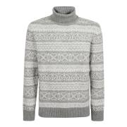 Luxe Grijze Cashmere Sweater Aw24 Eleventy , Gray , Heren