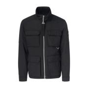 Field Jacket in Zwart Moose Knuckles , Black , Heren