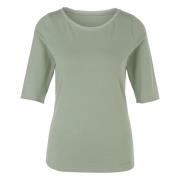 Casual Turn-up Sleeve T-Shirt Marc Cain , Green , Dames