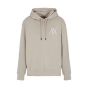 Capuchon Beige Sweatshirt Frans Terry Armani Exchange , Beige , Heren