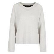 Oversized Wollen/Kasjmier Trui Marc Cain , Gray , Dames