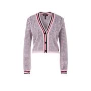 Gestreepte Cardigan Gebreid in Duitsland Marc Cain , Pink , Dames